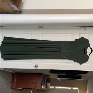 Olive Green Formal Dress-Size L